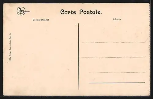 AK Yvoir, L`ile mit Dampfer