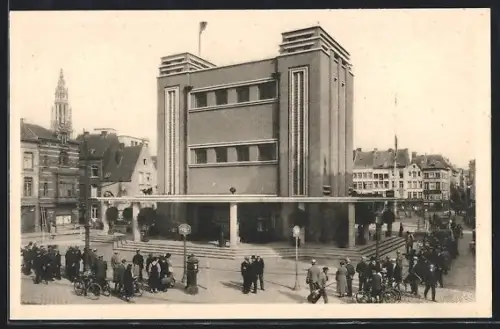 AK Anvers, Tunnel pour piétons sous l`Escaut, Facade