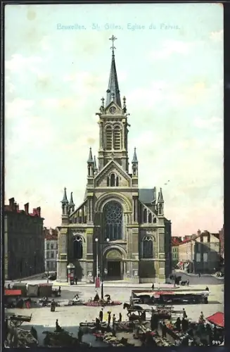 AK Bruxelles, St. Gilles, Eglise du Parvis