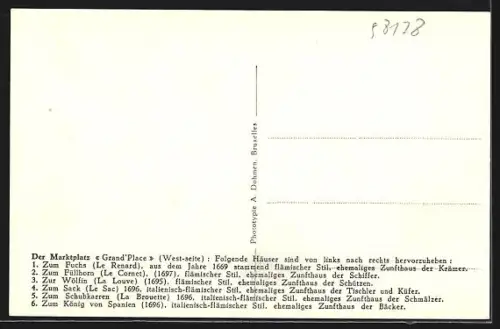 AK Bruxelles, Maisons des Corporations