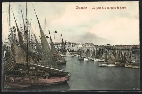 AK Ostende, Le port des barques de pêche