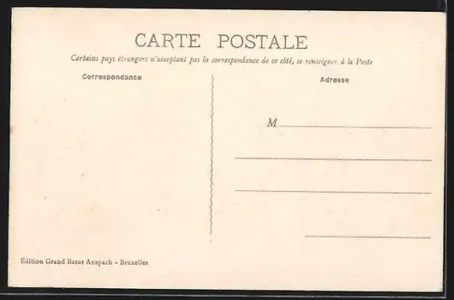 AK Bruxelles, Palais des Comtes de Flandre