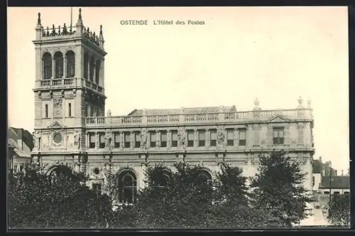 AK Ostende, L`Hôtel des Postes