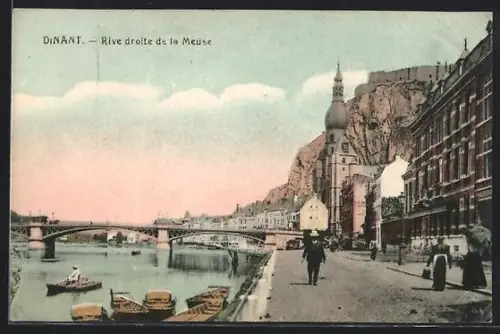 AK Dinant, Rive droite de la Meuse