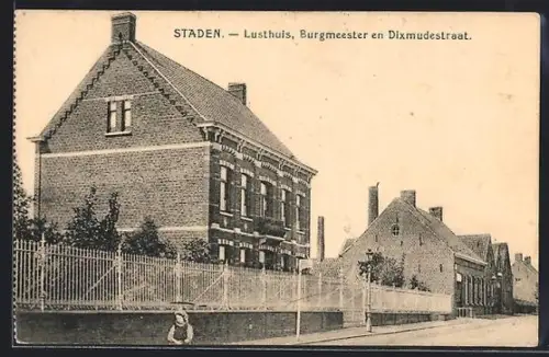 AK Staden, Lusthuis, Burgmeester en Dixmudestraat