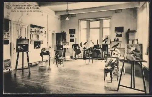 AK Verviers, Pensionnat des Dames Ursulines de Séroule, Salle de design