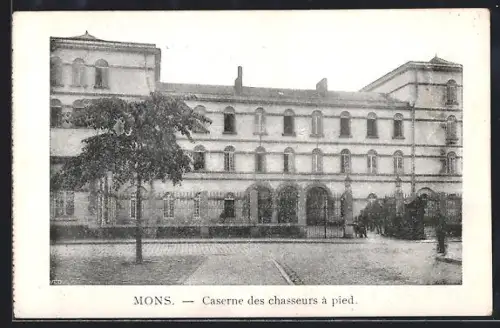 AK Mons, Caserne des chasseurs à pied