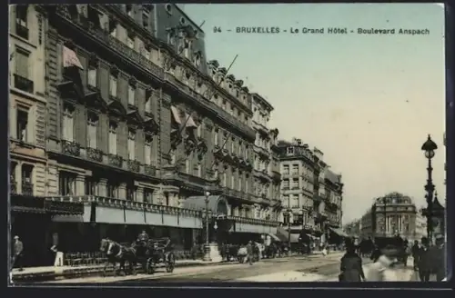 AK Bruxelles, Le Grand Hotel, Boulevard Anspach