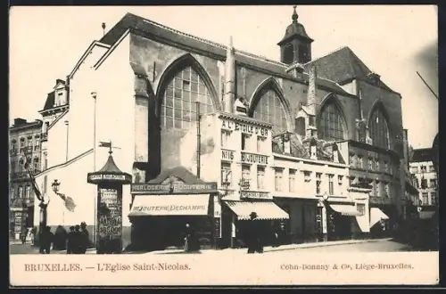 AK Bruxelles, L`Eglise Saint-Nicolas