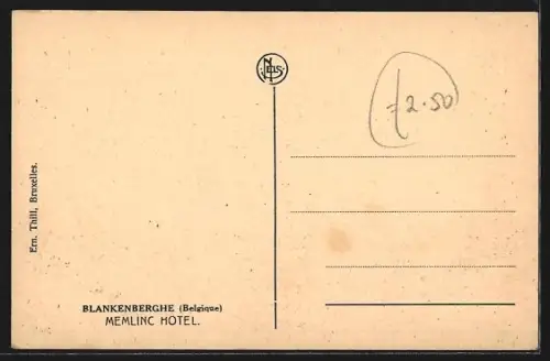 AK Blankenberghe, Memlinc Hotel