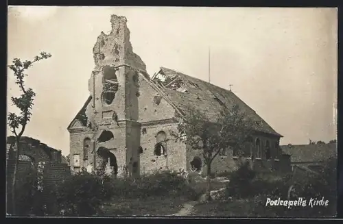 AK Poelcapelle, Zerstörte Kirche