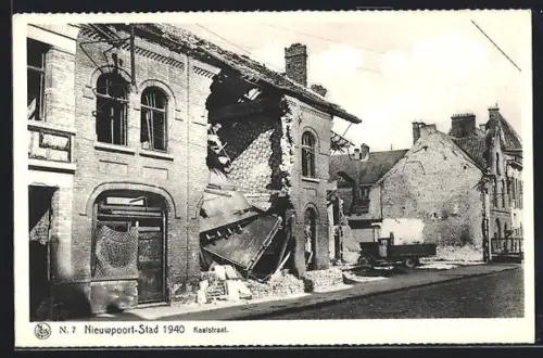 AK Nieuwpoort-Stad, Kaalstraat 1940