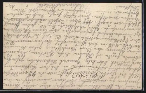 AK Loncin, Ruines du Fort en 1914