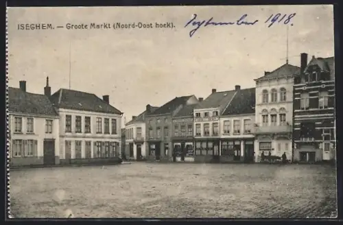 AK Iseghem, Groote Markt (Noord-Oost hoek)