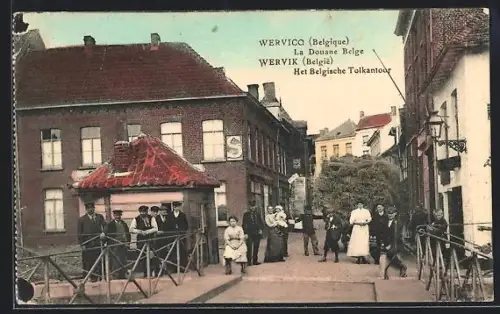 AK Wervicq, La Douane Belge