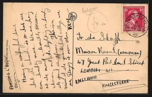 AK Fontaine-l`Evêque, Rue Benoit Fauconnier