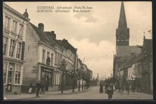 AK Courtrai /Overleye, Puits St-Jean