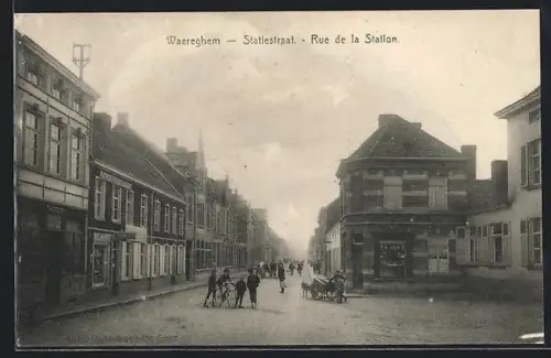 AK Waereghem, Statiestraat, Rue de la Station