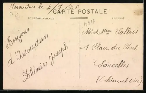 AK Issoudun, Le Moulin de l`Andraule et le pont en pierre