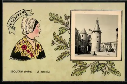 AK Issoudun /Indre, Le Beffroi