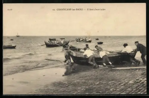 AK Grandcamp-les-Bains, Il faut s`entraider