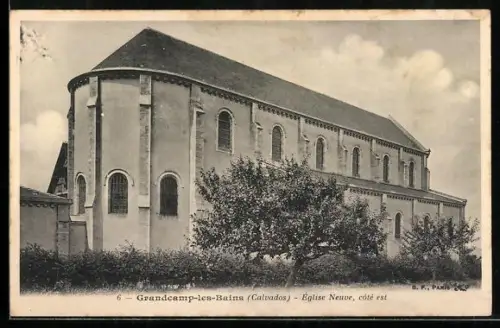 AK Grandcamp-les-Bains /Calvados, Église Neuve, côté est