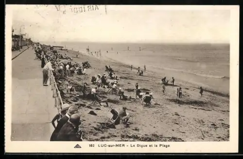 AK Luc-sur-Mer, La Digue et la Plage