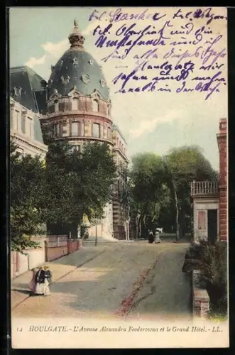 AK Houlgate, L`Avenue Alexandra Féodorowna et le Grand Hôtel
