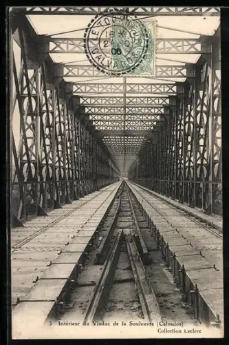 AK Souleuvre /Calvados, Intérieur du Viaduc de la Souleuvre
