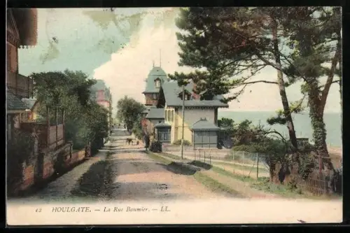 AK Houlgate, La Rue Baunière