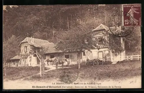 AK St-Benoit-d`Hébertot /Calvados, Domaine de Trionca, Bâtiments de la Ferme