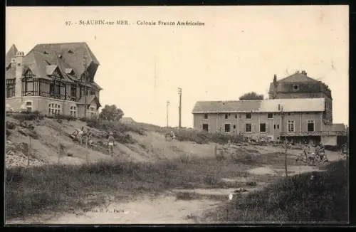 AK St.-Aubin-sur-Mer, Colonie Franco Américaine