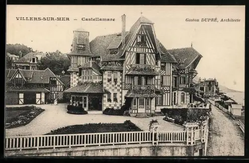 AK Villers-sur-Mer, Castellamarre par Gaston Dupré, Architecte