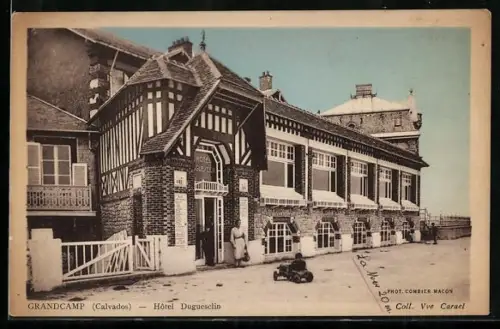 AK Grandcamp /Calvados, Hôtel Duguesclin