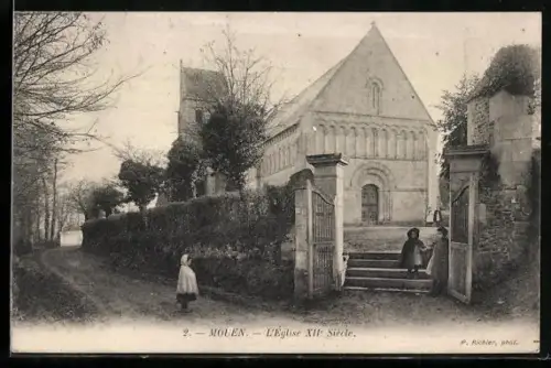 AK Mouen, L`Église XIIe siècle
