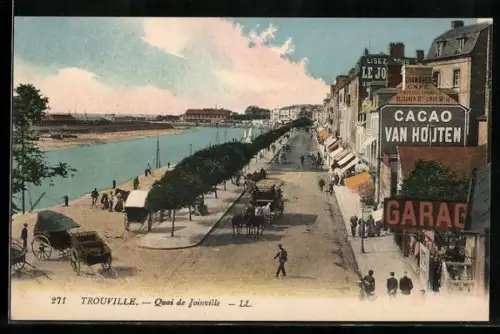 AK Trouville, Quai de Joinville