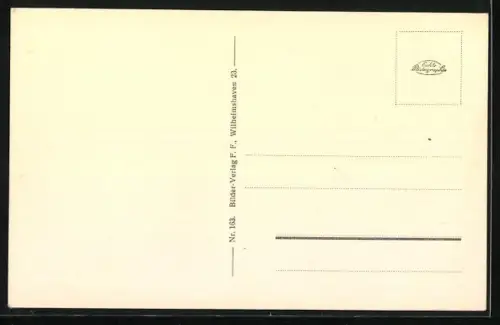 AK Segelschulschiff Gorch Fock der Kriegsmarine in Fahrt
