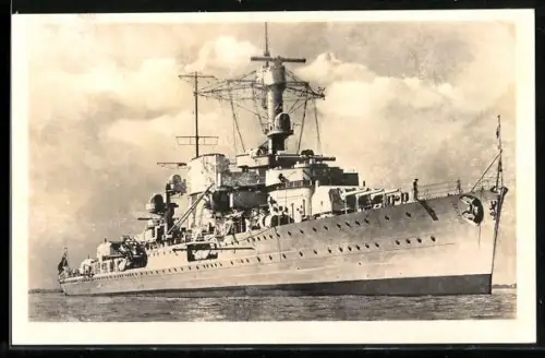 AK Leichter Kreuzer Leipzig der Kriegsmarine