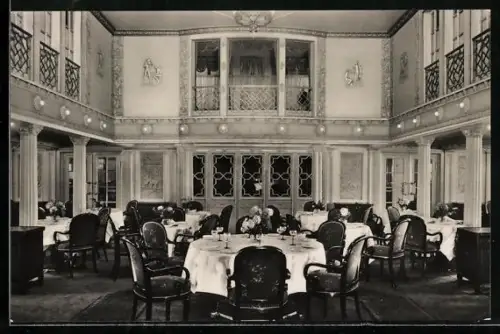AK Speisesaal 1. Klasse an Bord des Passagierschiffes Deutschland