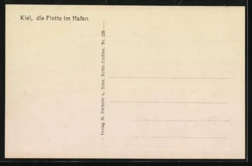 AK Kiel, Flotte unter Dampf im Kriegshafen