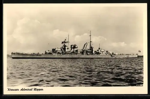 AK Schwerer Kreuzer Admiral Hipper der Kriegsmarine
