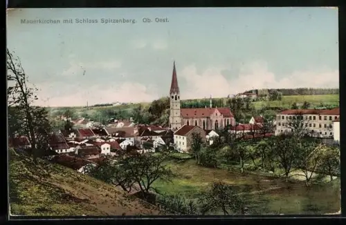 AK Mauerkirchen /Ob. Öst., Schloss Spitzenberg