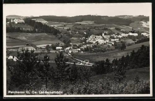 AK Reichenau /O. Ö., Landschaftsbild