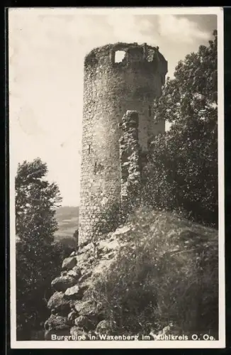 AK Waxenberg im Mühlkreis, Burgruine