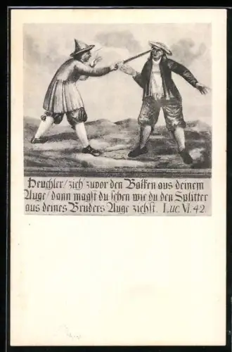 AK Schärding am Inn, Trutzbild am Hause Nr. 9., Unterer Stadtplatz