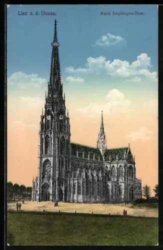 AK Linz a. d. Donau, Maria Empfängnis-Dom