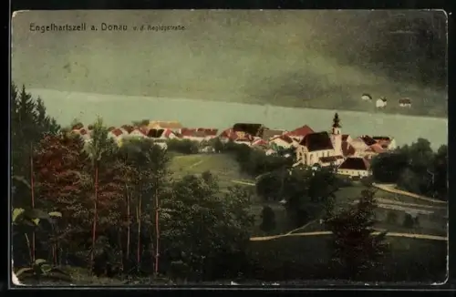 AK Engelhartszell a. Donau, Blick von der Aegidystrasse