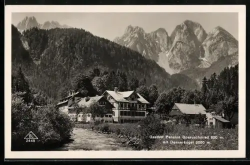 AK Gosau, Gasthof Pension Gosauschmied, Donnerkogel