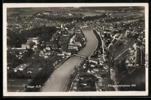 AK Steyr /O.Ö., Fliegeraufnahme