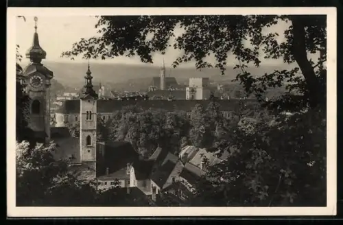 AK Steyr a. d. Enns, Panorama vom Tabor